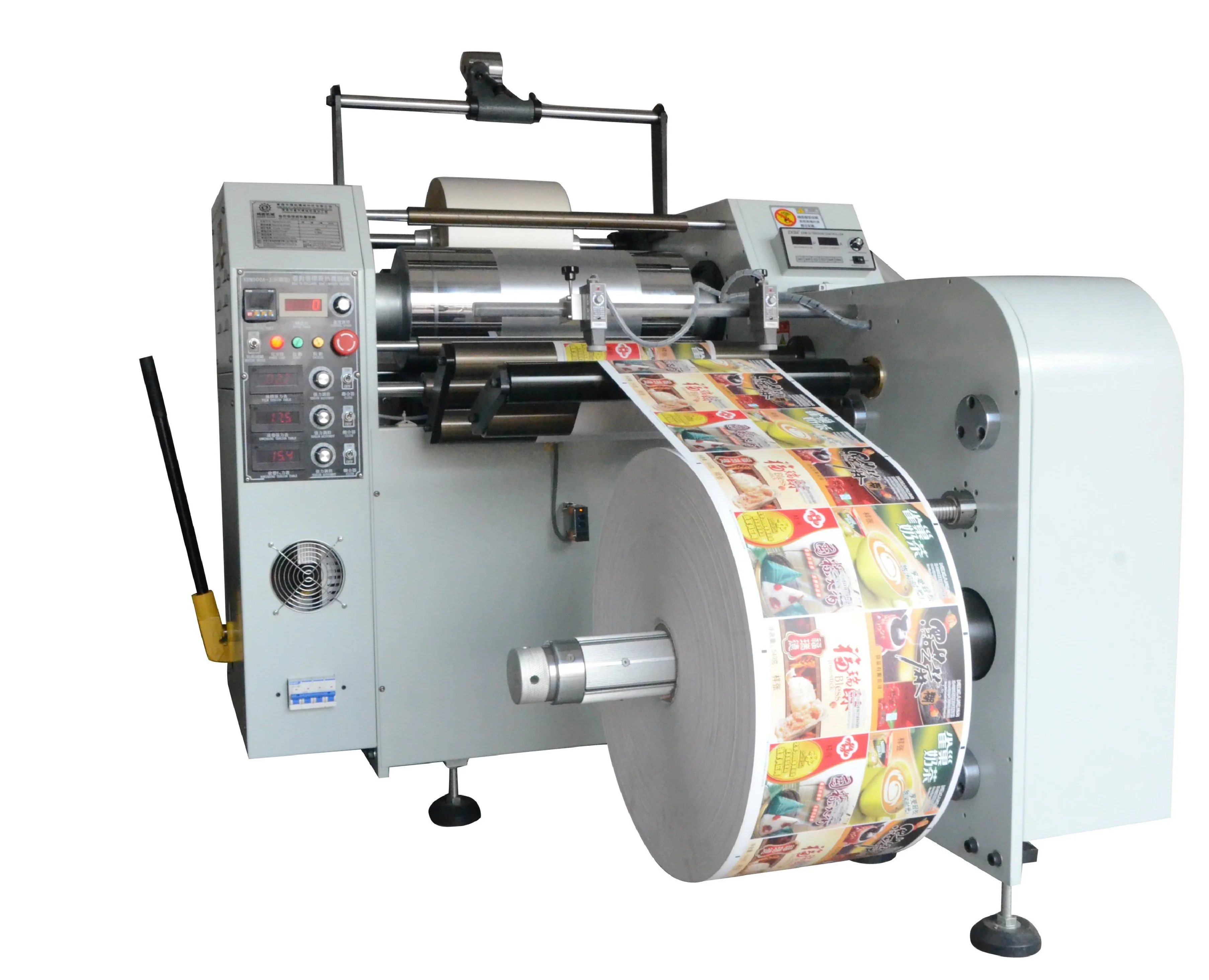 
packaging label post press equipment thermal film lamination paper tube cutter cutting machine 