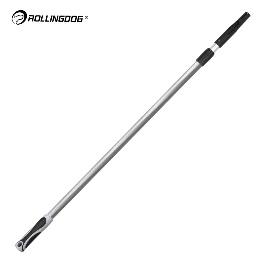 ROLLINGDOG 40042 1.1m to 2m  Euro Ceiling Painting Lightweight Adjustment Aluminum Telescopic Paint Roller Extension Pole