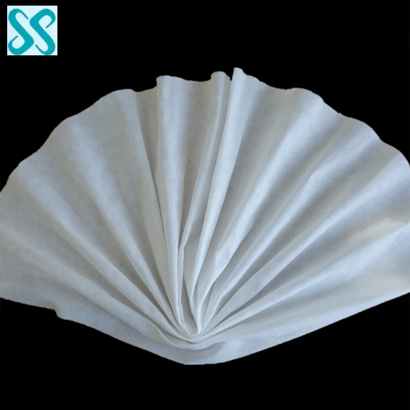 [Фабрика] 30% вискозный 70% полиэстер, параллельное Приклеивание, нетканый материал, рулон, простой нетканый спанлейс