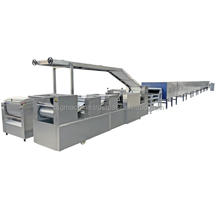 Full Automatic Production Line of Delicious and Popular Biscuit Making Machine for Food Factory
