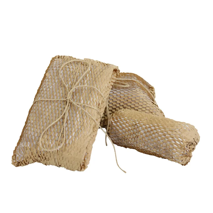 Recycle Virgin Wood Kraft Paper Wrap Roll Cushion Kraft Paper Viod Filled Packing Material Shockproof