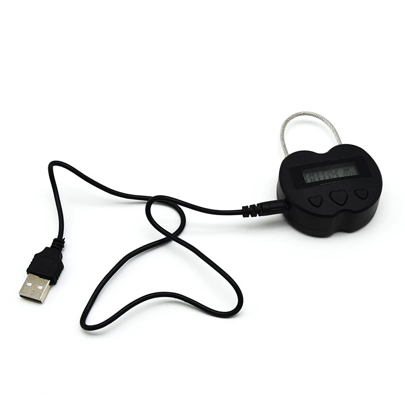 Anti addictive time lock to limit playing mobile phone and ipad lock  Timer Alarming Padlock