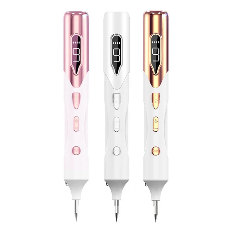 Painless smooth cryo pen LED display beauty mole removal sweep spot pen plasma pen