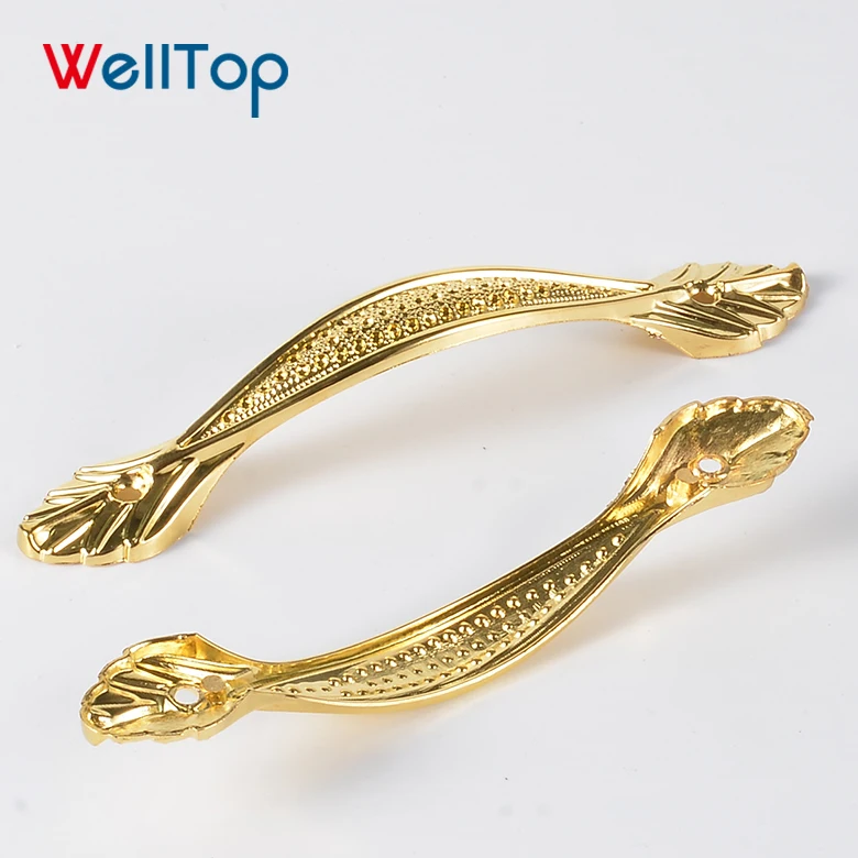 Door Handles Kitchen Cabinet Handle Veitop Zinc Alloy Modern Handle Vt-01.056 Bedroom Office Brushed Modern and Fashion