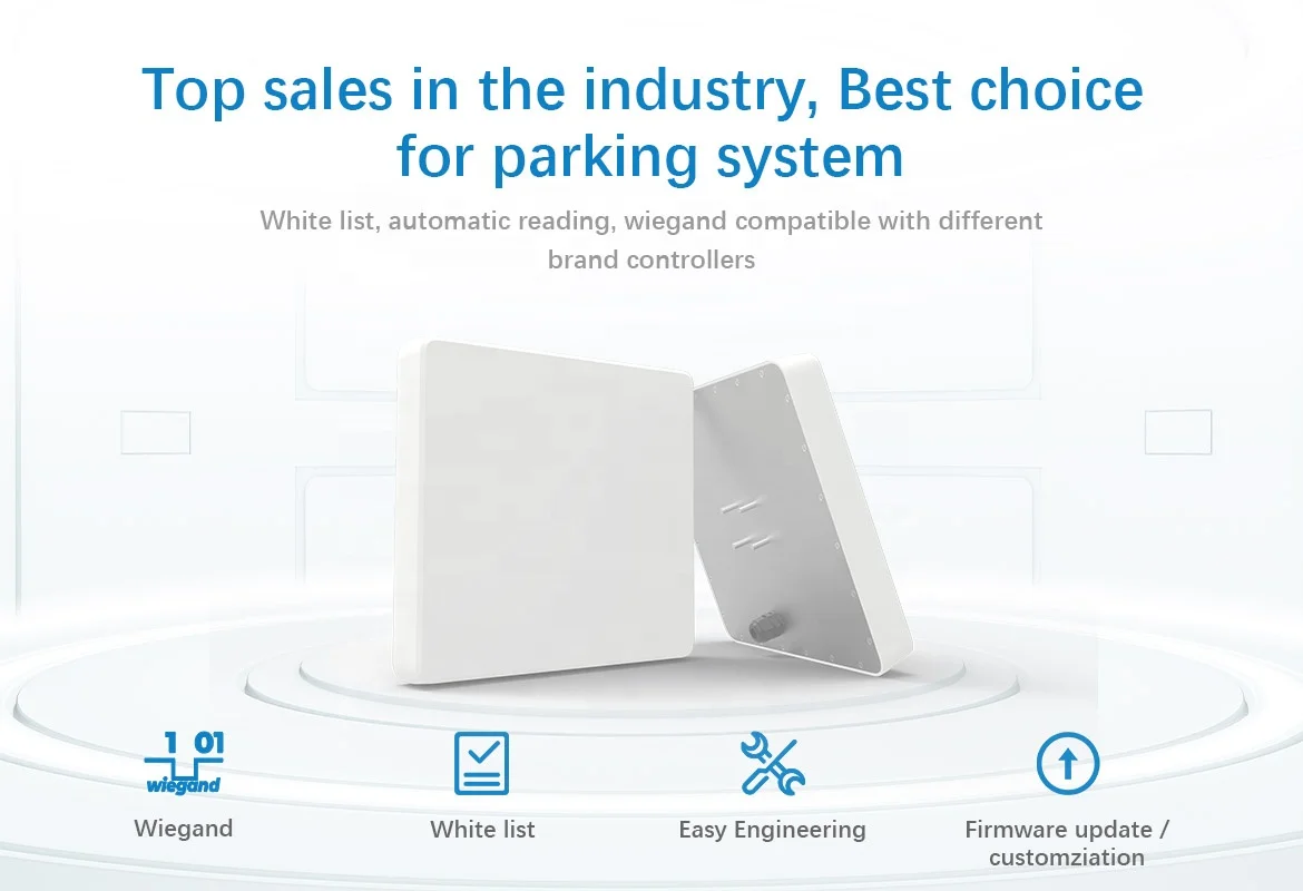 Hopeland uhf rfid reader Integrated RFID Reader for Parking System Vehicle management long range RFID reader