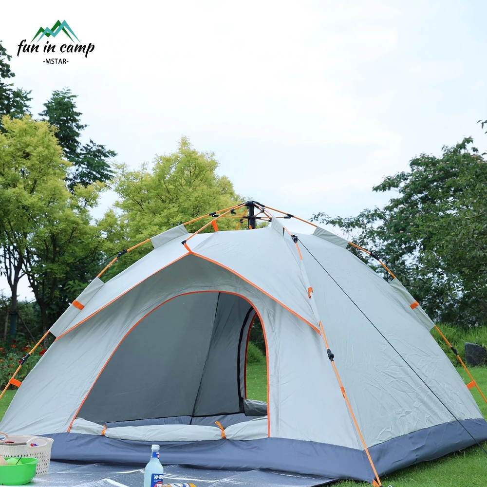 Wholesale Automatic Instant Tent Outdoor Waterproof Tenda Camping Glamping Pop Up Tents For Family