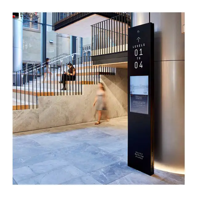 outdoor display screen digital advertising signage android full player for bus station market show Advertising Billboard