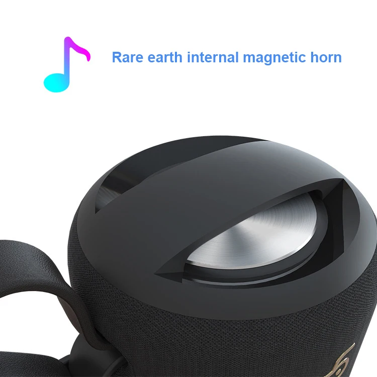 
Outdoor wireless portable waterproof speaker with excellent sound quality suitable for camping 