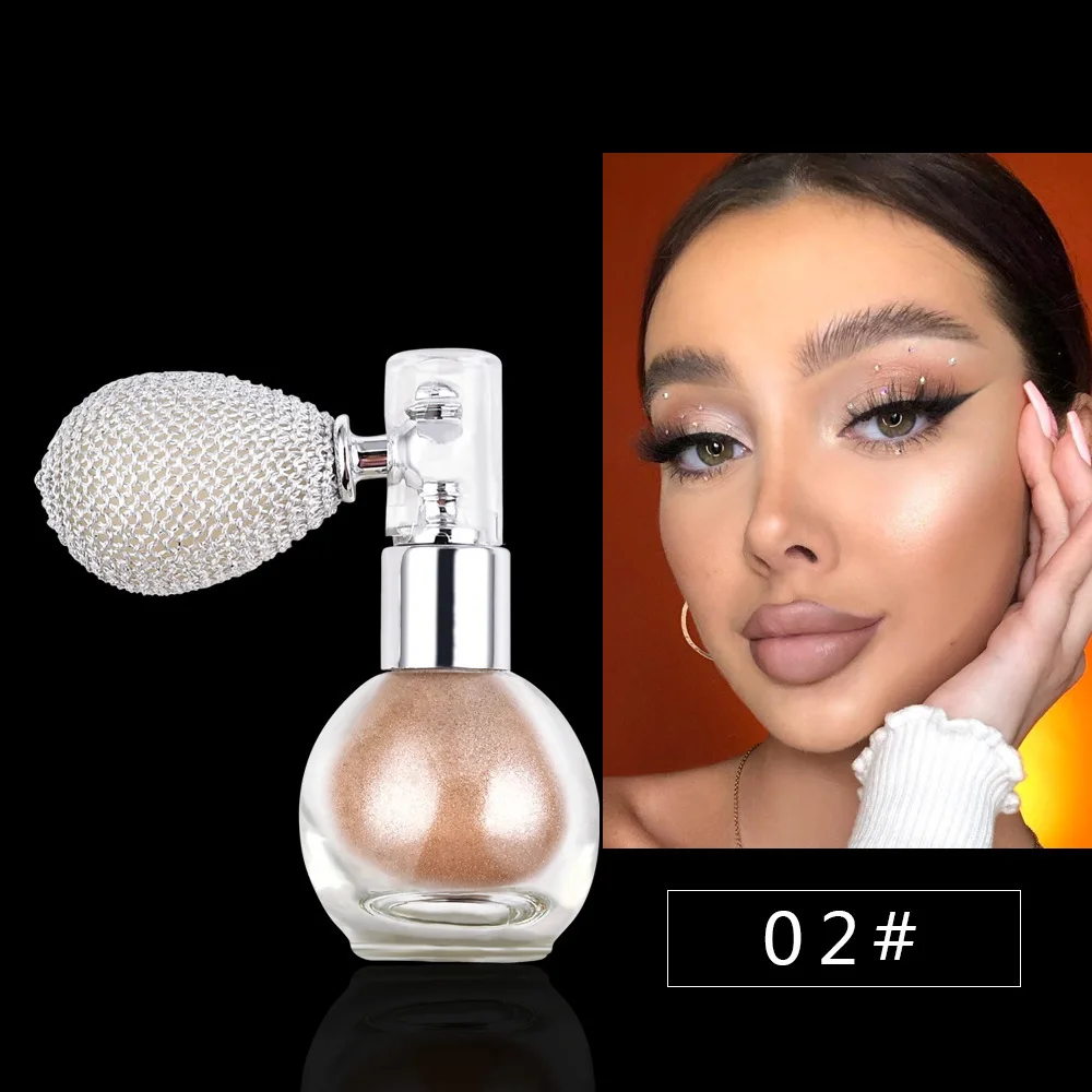 Hot Sale Scented Powder High Gloss Spray Multiple Uses Highlighter Spray Body Natural Powder Spraying