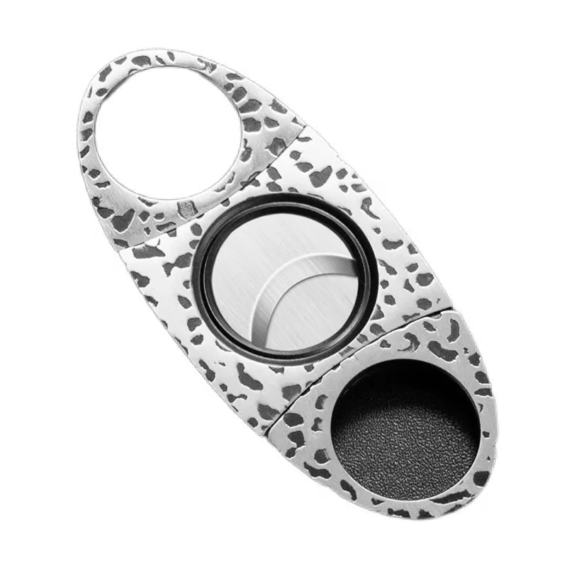Cheap New Luxury Cigar Cutter Stainless Steel Custom Logo Blade Cigar Cutter Smoking Accessories Cigar Scissors