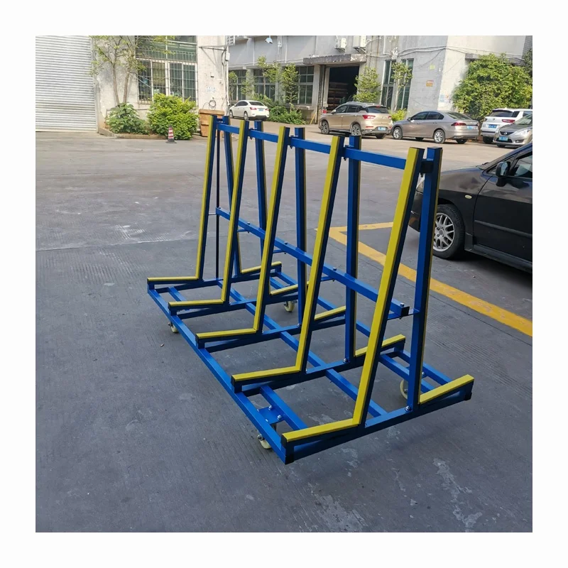 L2000MM A frame foldable cheap folding warehouse glass transportation rack