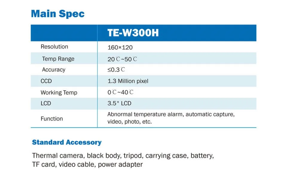 Automatic thermal imaging 160*120 Resolution body rapid screening instrument