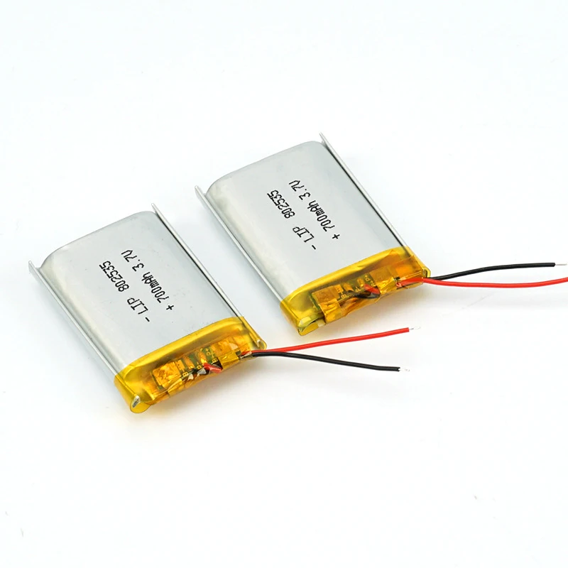 802535 702535 700mAh 600mah Battery rechargeable kc 3.7v Lipo battery lithium ion batteries for Dog trainer