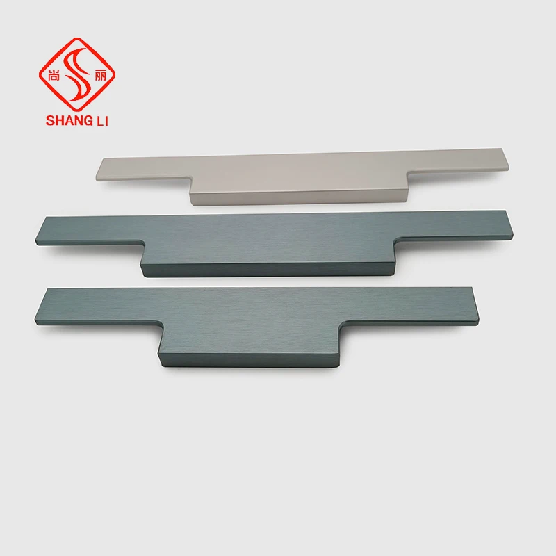Aluminium Profile Aluminum Furniture Cabinet Drawer Handle Cabinet Pulls for Furniture Parts cabinet custom hadnle