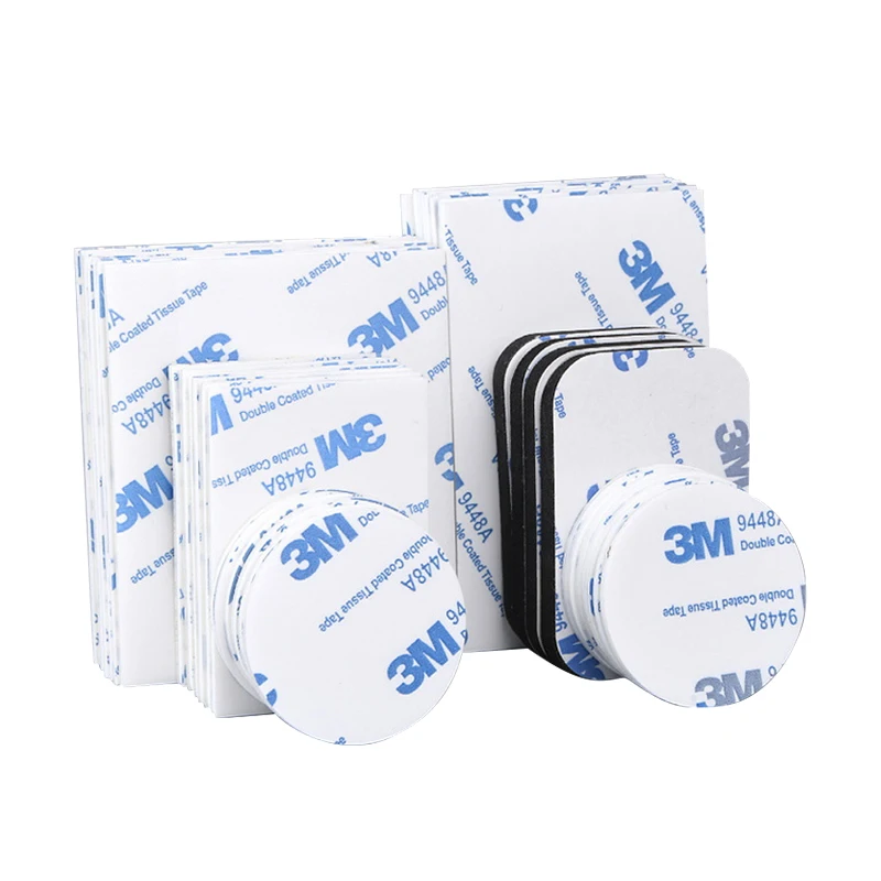 Free Sample Custom Sticker Foam Tape Round Squares Circle Waterproof Double Sided Die Cut EVA Foam Pad 3m Tape