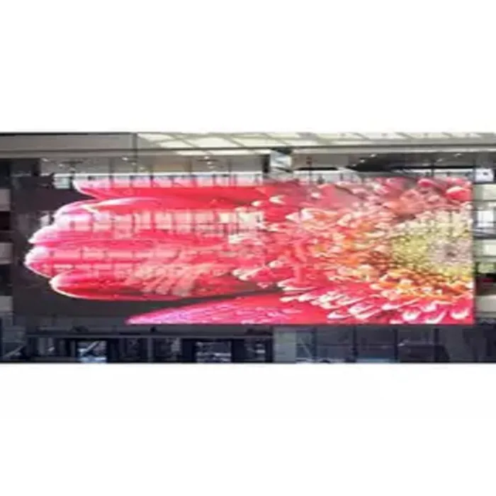 CNS-P20mm Soft Flexible Adhesive advertisement screen mesh curtain transparent glass led film display