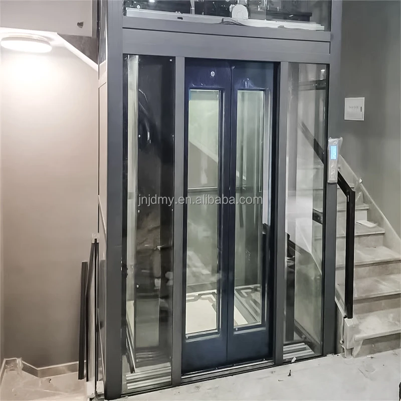 High End Cheap 3 Floor Lift Personal villa elevator for hydraulic drive way