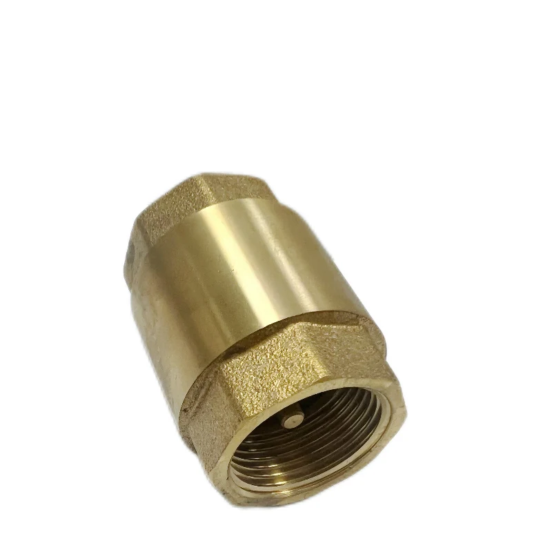Europe Popular Manual Brass Foot Valve Check Valve High Temperature Control for Water Oil Male Female Structure Hydraulic Power