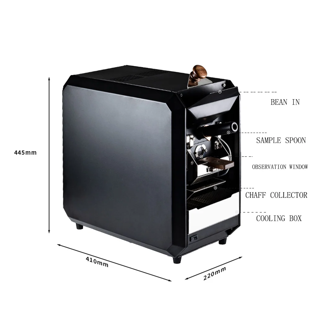 Wintop 2024 Automatic WS-X3 Direct Fire Coffee Roasting Electrical Portable Handy Coffee Roaster Machine for Home