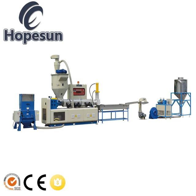 Pe Pp Film Bags Recycle Plastic Granules Making Machine Price Mother Baby Extruder