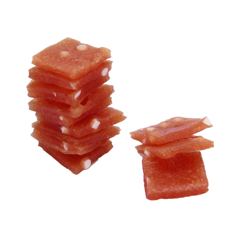 OEM Hot-selling Chicken &Cheese Slice For Dogs  Pet Treats Manufacturers