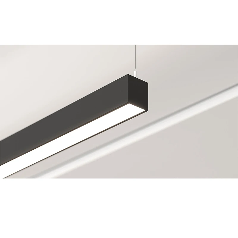 4ft 40W Led Linear Light Adjustable Chandeliers Hanging Lights Ra 90 for Commercial Meeting Room