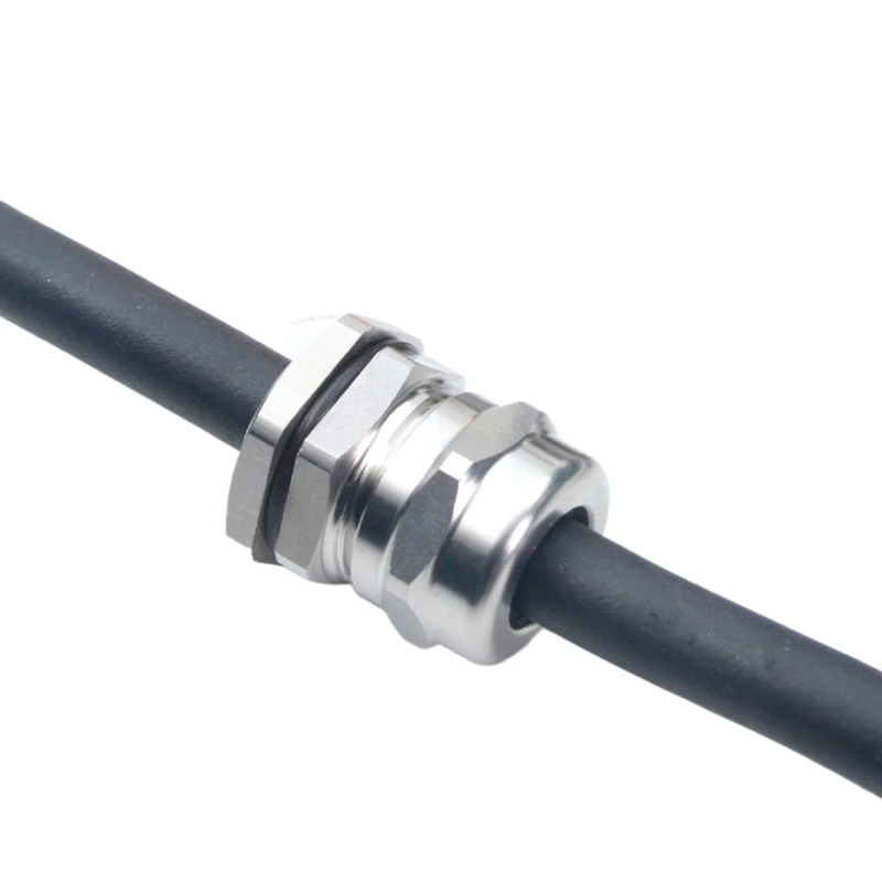 Stainless Steel Cable Gland China Manufacturer Rohs Waterproof Ip68 Cable Gland With Locknut PG9 Cable Gland