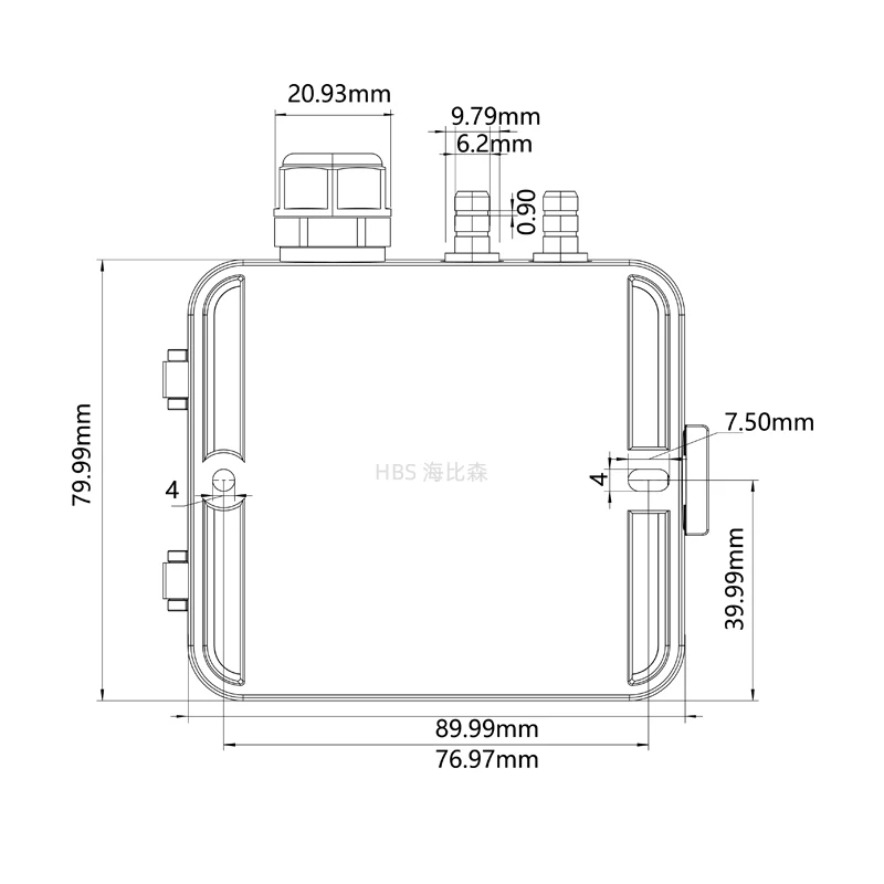 Accurate Air Differential Pressure Transmitter 4-20ma pressure transmitter Pressure range can be set 0-35kpa without display
