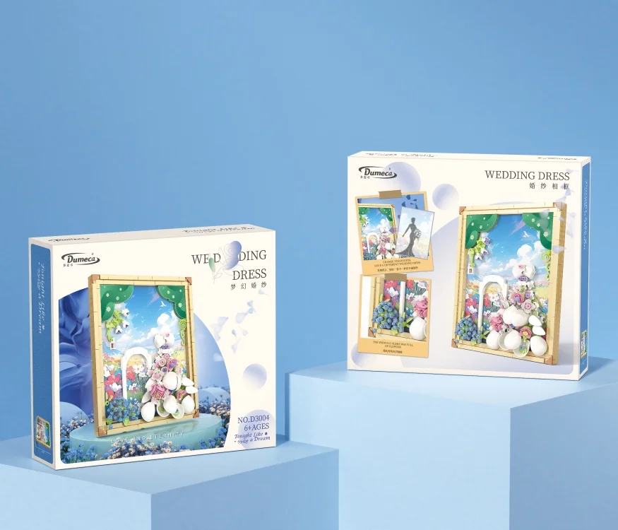 Fine brick small particles assembled education dream wedding princess children 655pcs plastic gift building block toys