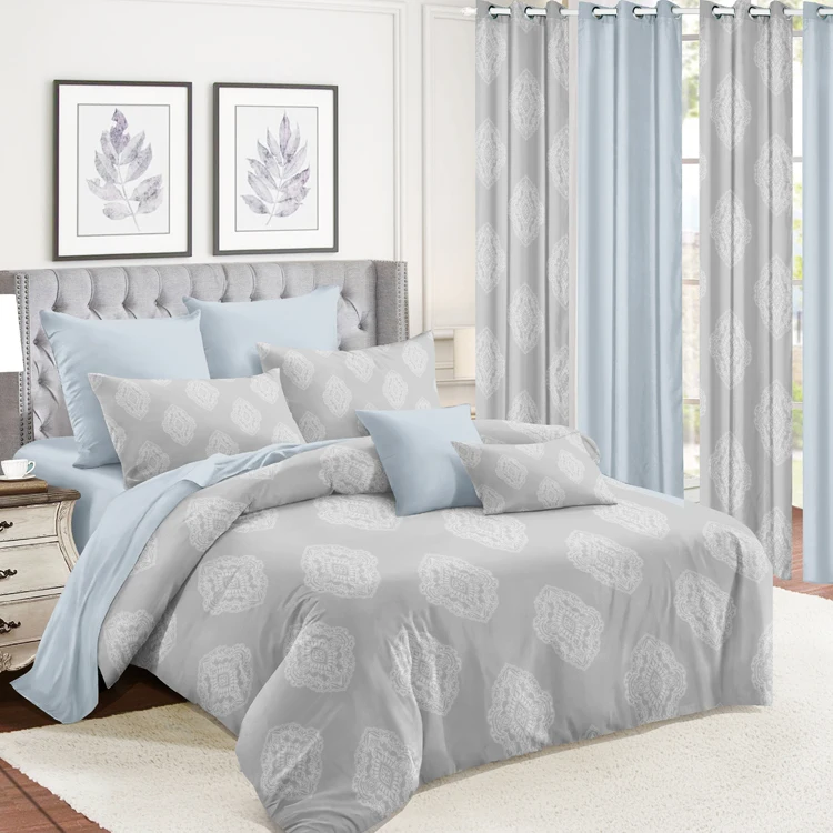 2024 Strongly recommended New combination Bed Spreads curtain bedding sets with matching curtains
