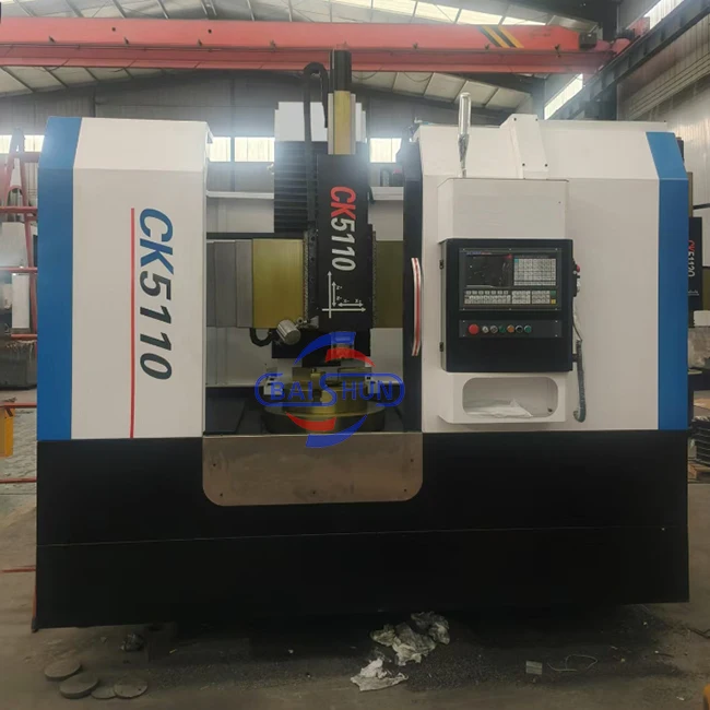 Excellent Design CK5110 CNC Single Column Vertical Lathe Machine Tool CNC Torno With Enclosure