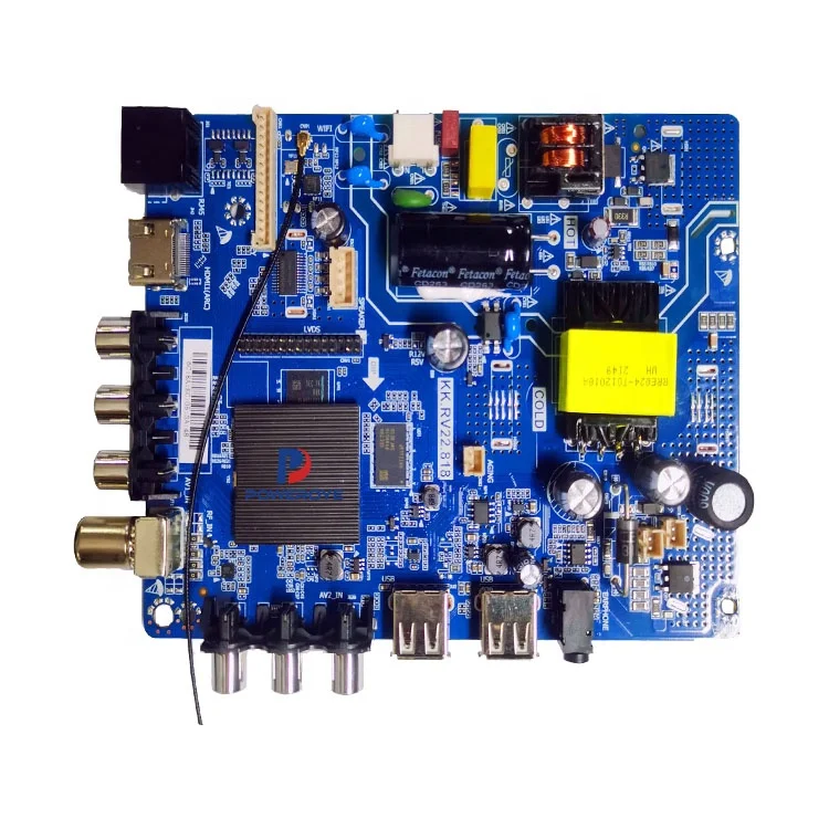 KK.RV22.818 Universal Led Lcd TV Mainboard  45W Big Power Combo Mother Board 1+8G Smart Main Board 32inches  Android System Boar