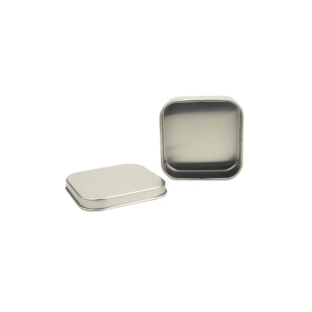 
Gift Aluminum Square Empty Metal Canned Olive Oil Soap Tin Box Rectangle Aluminum Metal Tin Box Large Tin Storage Box 