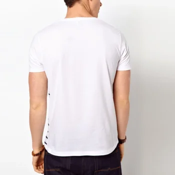 
cheap $1 custom logo plain white quick dry t shirts for men 