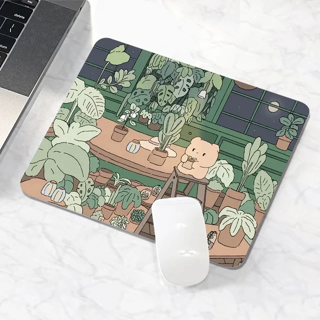 DIY Mouse Pad Custom Mousepad Game Small Size Computer Desk Pad Natural Rubber Cartoon Gamer Carpet Home Keyboard Pad