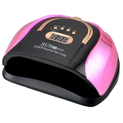 New Style Nail Shop Small 57led 256w Uv Glue Led Nail Art Uv Lamp Nail Art Dryer Polishing Machine SUN C4 Plus