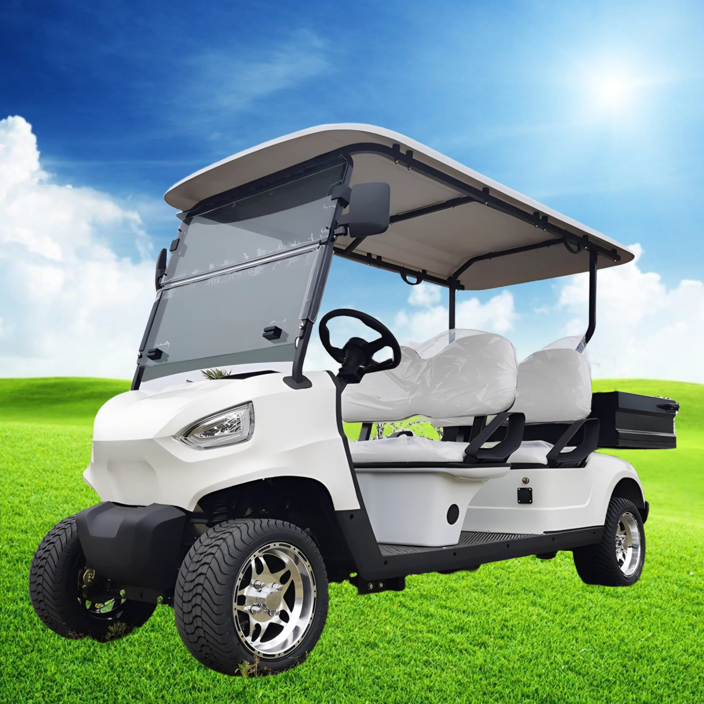 New 6-Person Electric Golf Cart Competitive Utility Golf Buggy 4-Seat 2-Seat Options Club Car DOT EEC Certified Passes 8-Seater