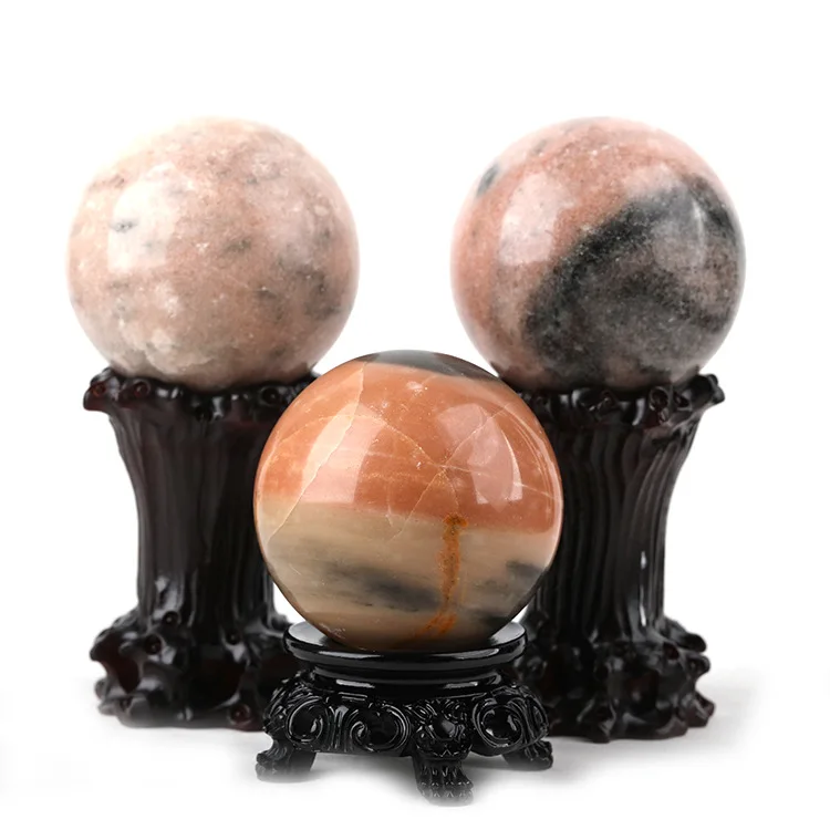 
Natural Rock gemstone Sphere/polished semi precious stone spheres 