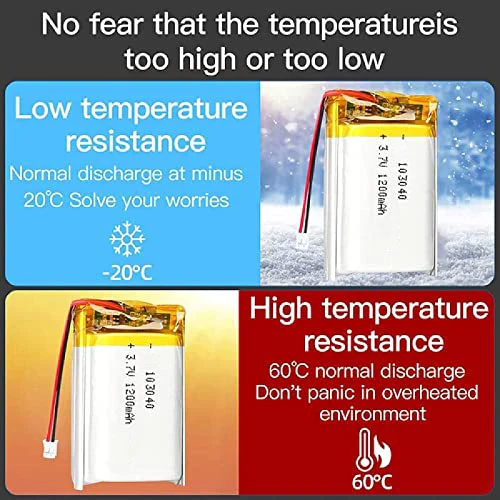 GPS Tracker lithium battery 621230 CB/IEC/UL certificated 3.7v 170mA li-polymer battery for telematic device