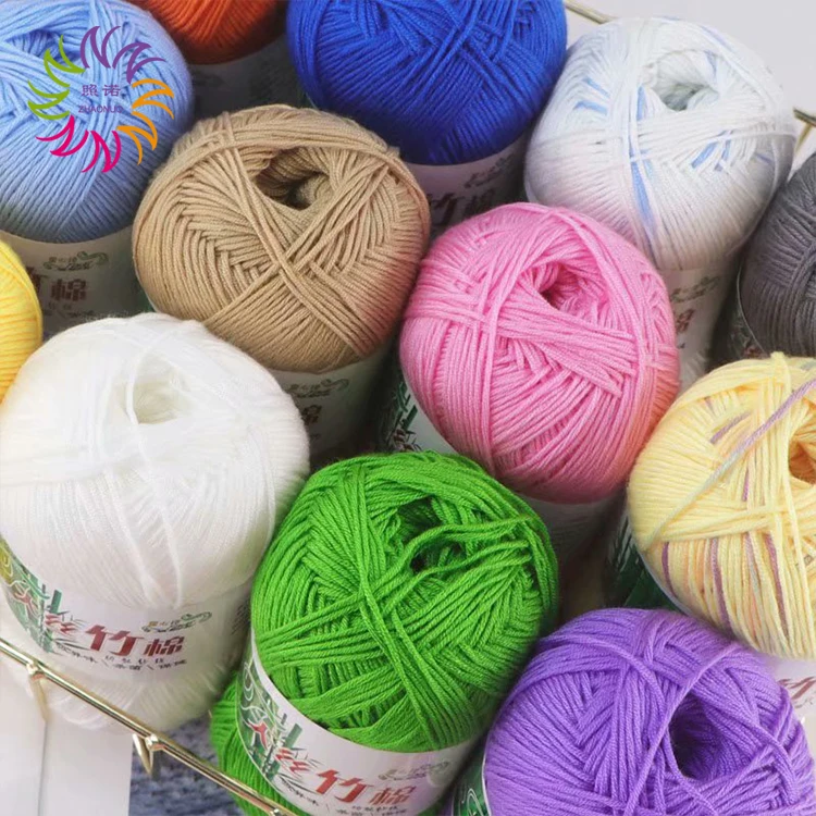  ZHAONUO wholesale glove cotton cone bamboo fiber yarn