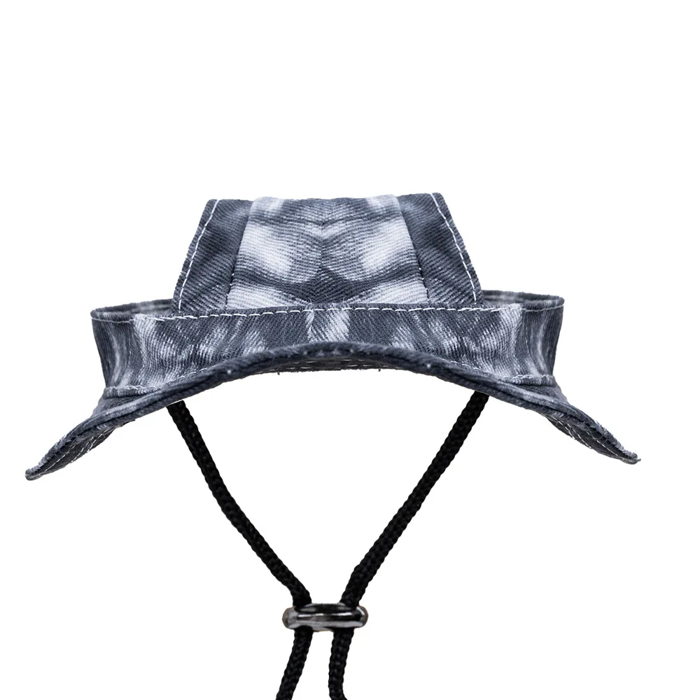 Fashion Pet Dog Supplies Plaid Dog Summer Bucket Hat Pets Accessories Hats