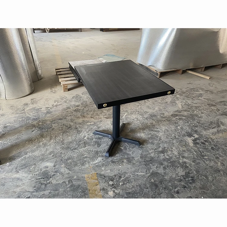 Restaurant dining composite HPL werzalit tops laminate table DT387