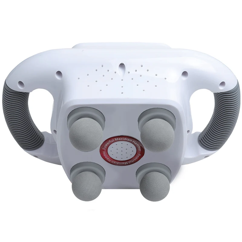 High strength 20-speed 4-head massage gun with magnetic therapy vibration plug-in version of the massager is 220v