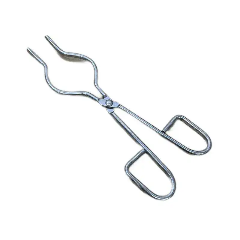 Laboratory Chemical Use Crucible Tongs 20cm 30cm 40cm Laboratory Holder Stainless Steel Crucible Tongs