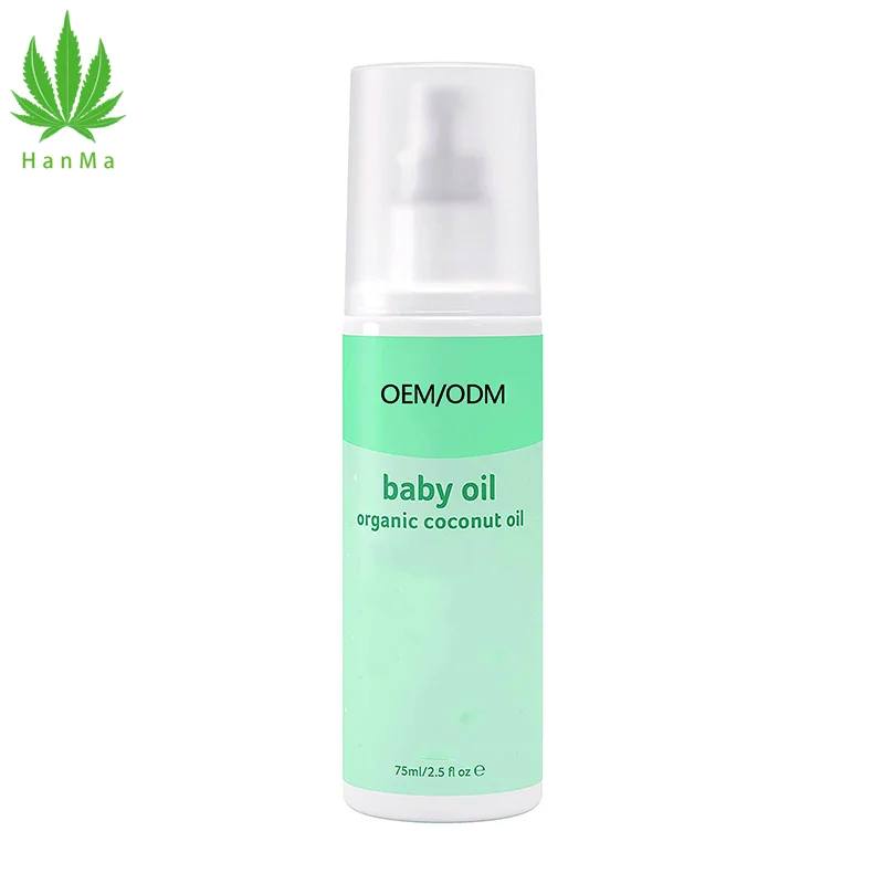 OEM/ODM Baby Oil Organic Coconut Oil 75ml Moisturizing Baby Massage Oil