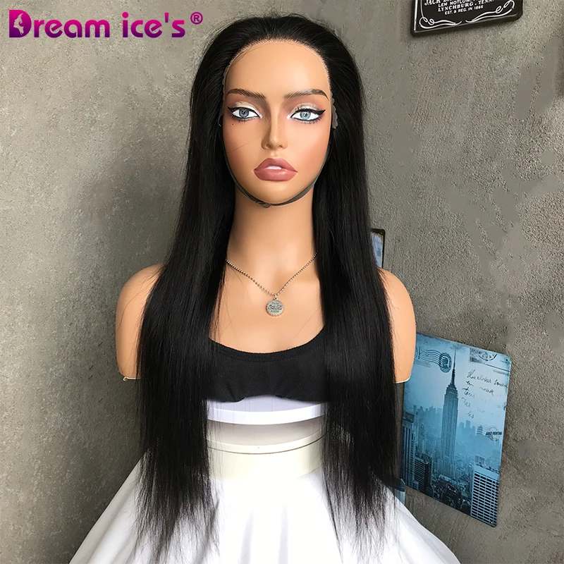 Cap Wig 6x9 Big Lace Wear Go Glueless Wig Wholesale 3D Dome Cap Pre Cut Pre bleached Silk Straight HD Lace Wigs For Women