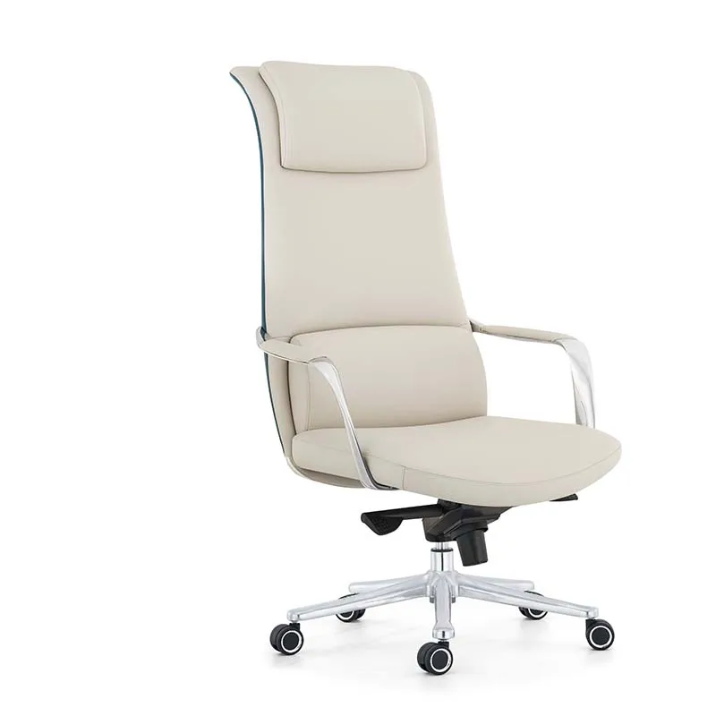 Conference luxury Italy brown genuine real leather casters judge Government chairman office furniture chesterfield swivel chair