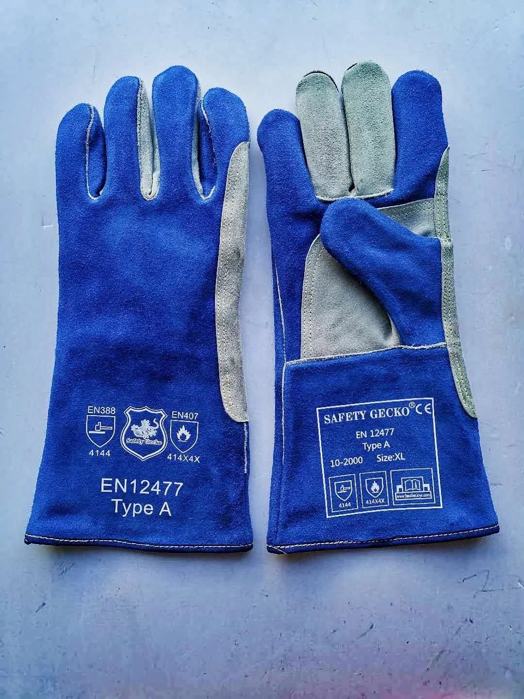 EN12477 Standard Protective Electric Safety Glove TIG Stick Welder Working Heat Resistant Welding Gloves