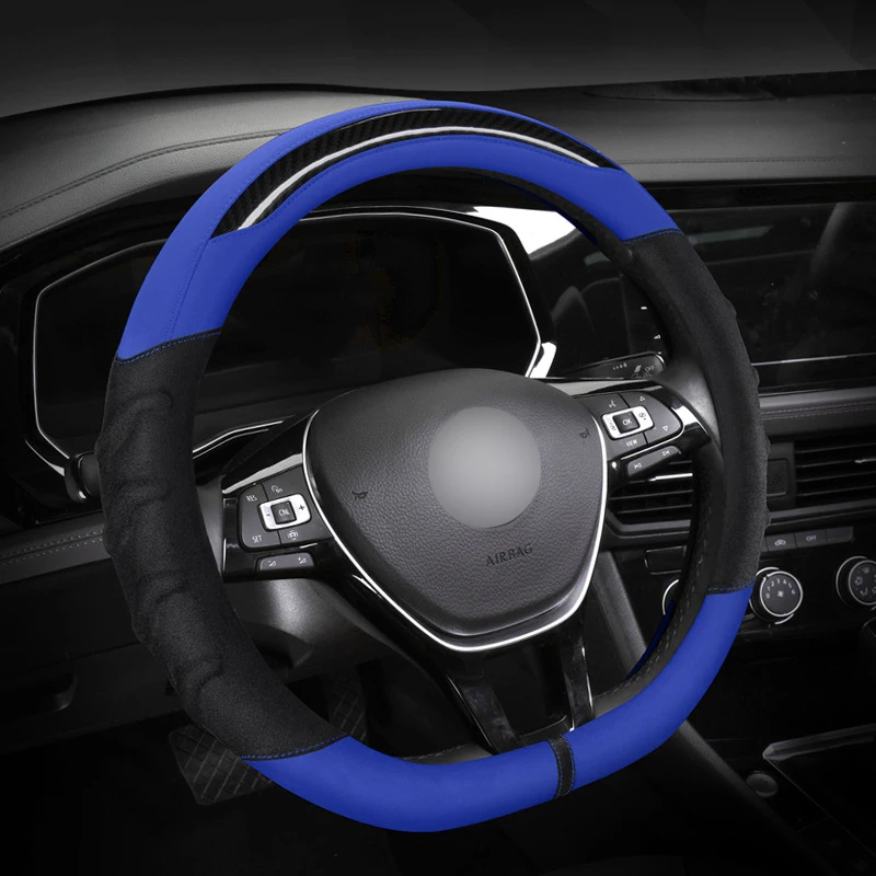 Аксессуары для интерьера красное пятно с черный диаметр 38 см автомобильные крышка рулевого колеса