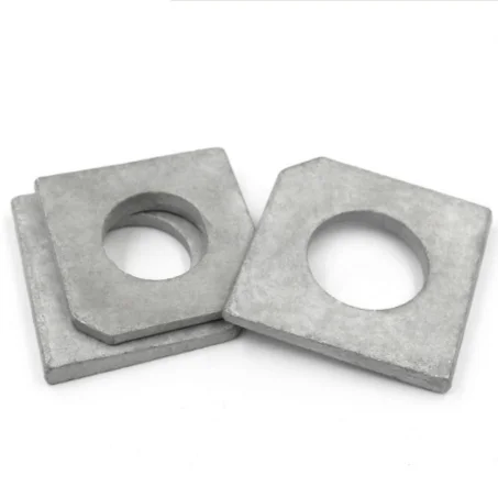Plain Steel Grade 8.8 Square Taper Washer For Steel Structure DIN 434